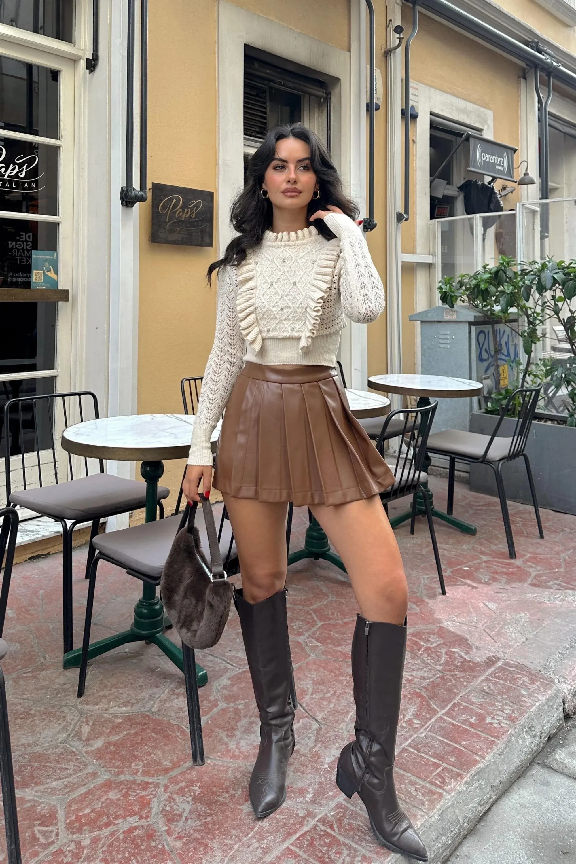 Ewald İncili Triko Bluz