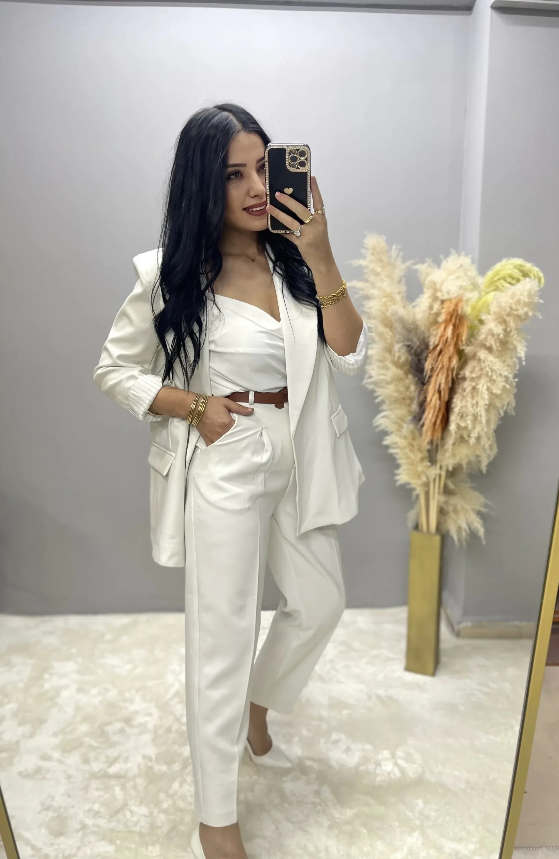 Mita Premium Kemerli Pantolon