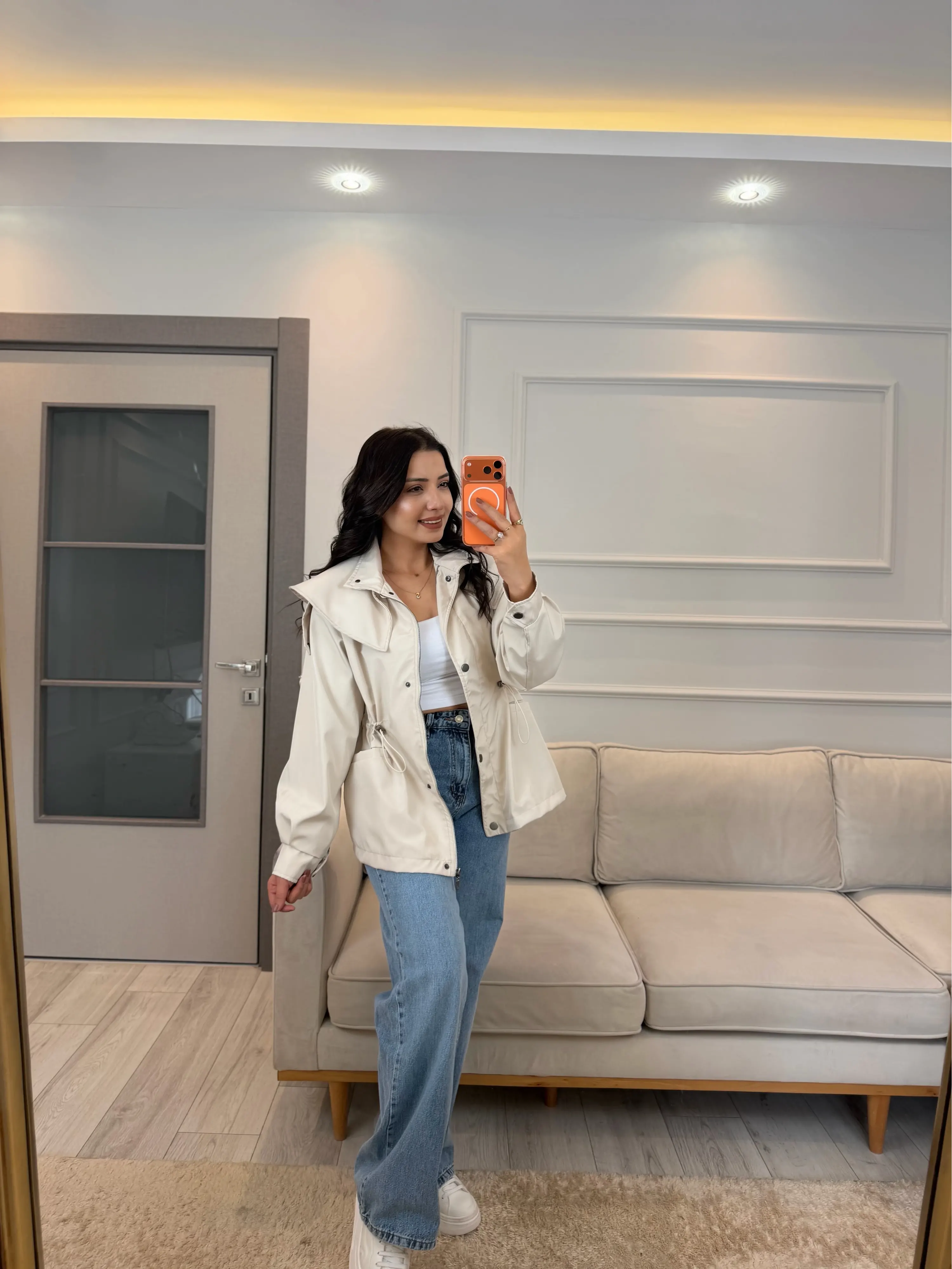 Mrka Muadil Trençkot