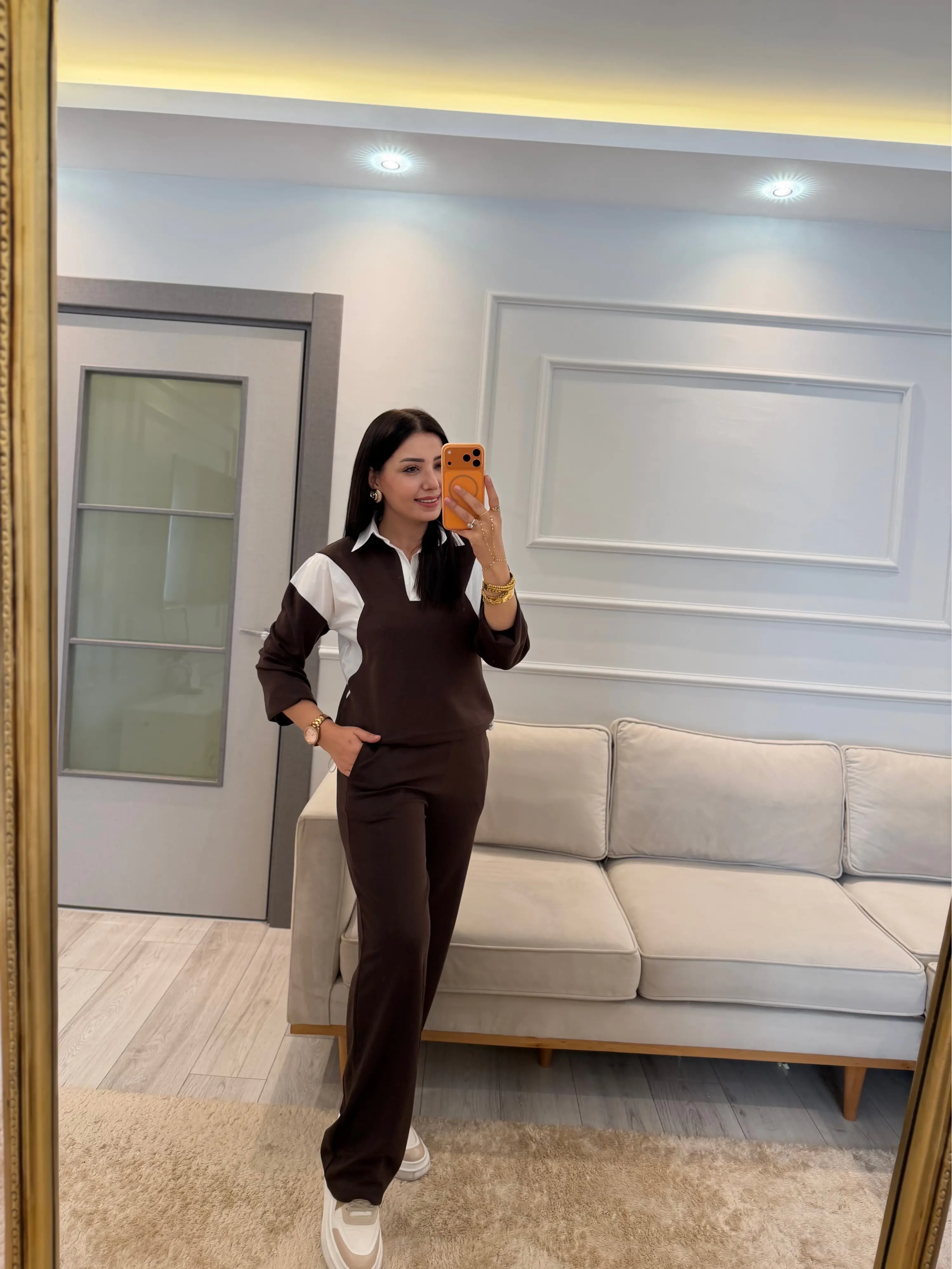 Paraşüt Garnili Modal Takım