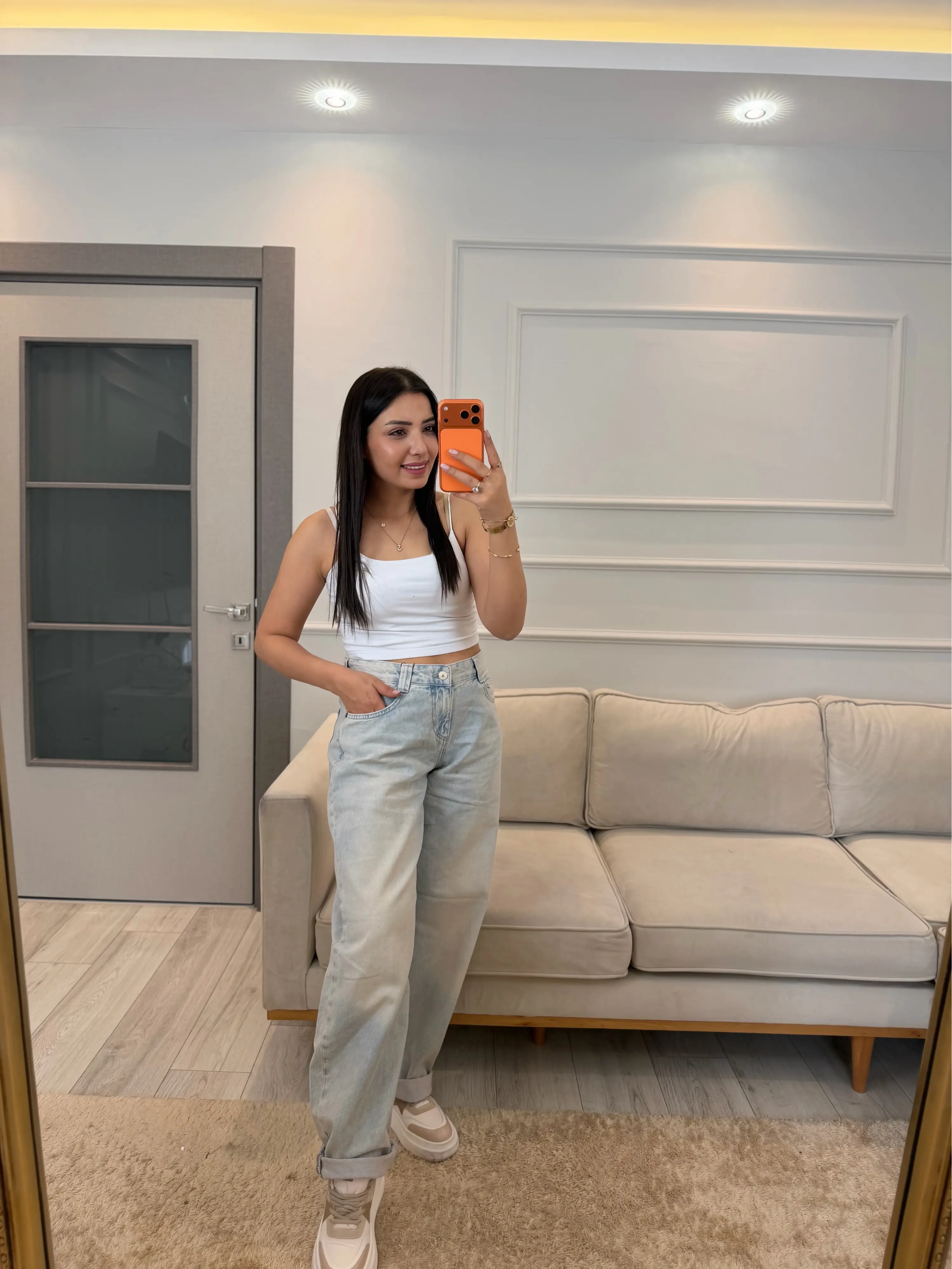 Reserved Barrel Lightblue Baggy Jean