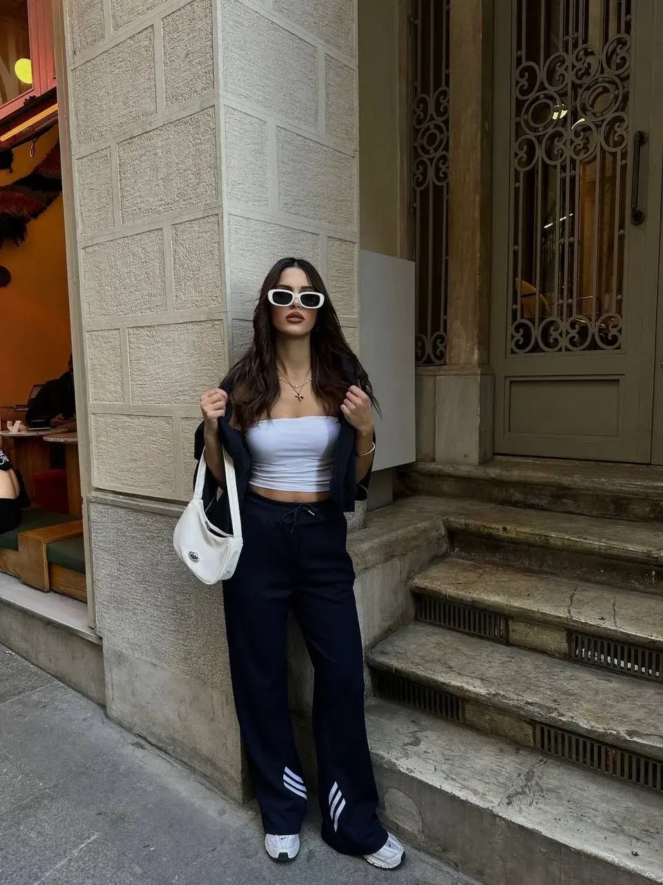 Şeritli Modal Eşofman