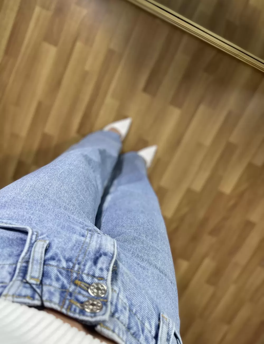 Faldas Orj Mrka Mngo Palazzo Pantolon