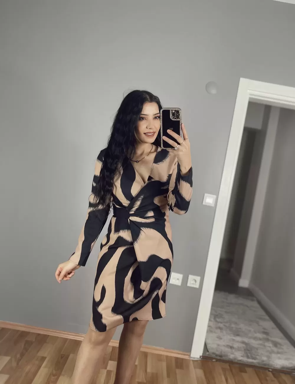 Wilmord Premium Bağlamalı Elbise