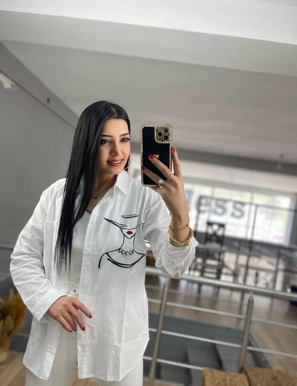Legel Taşlı Gömlek