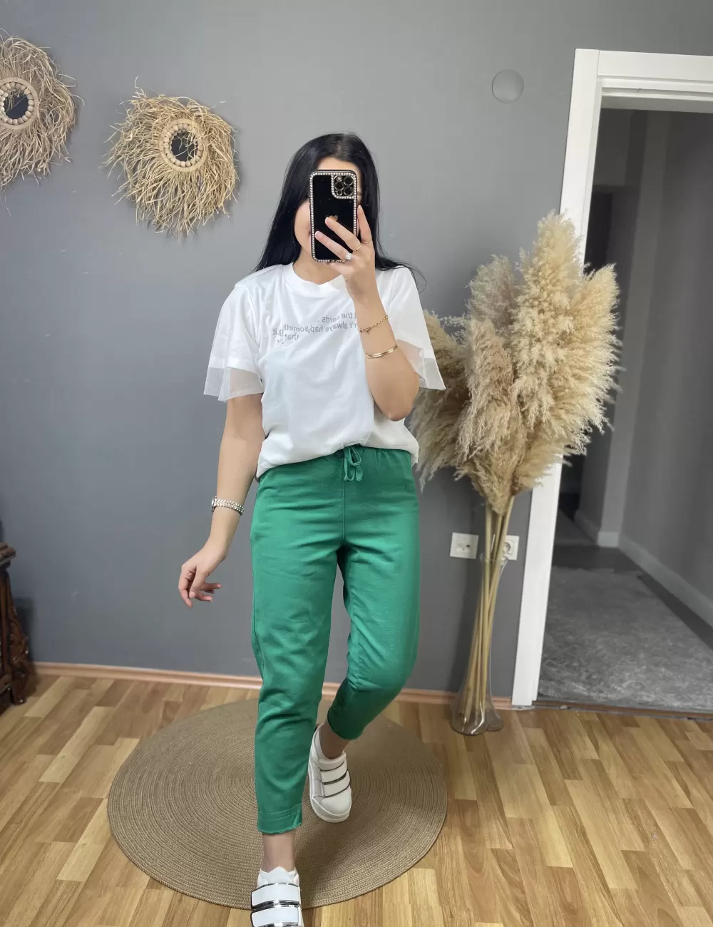 Rieti Saçaklı Gabardin Pantolon