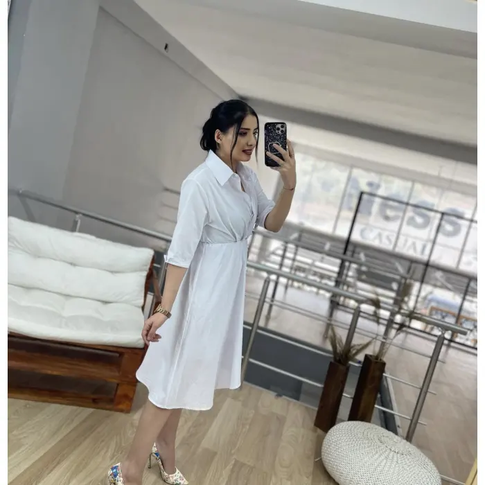 ASİMETRİK GÖMLEK YKA ELBİSE