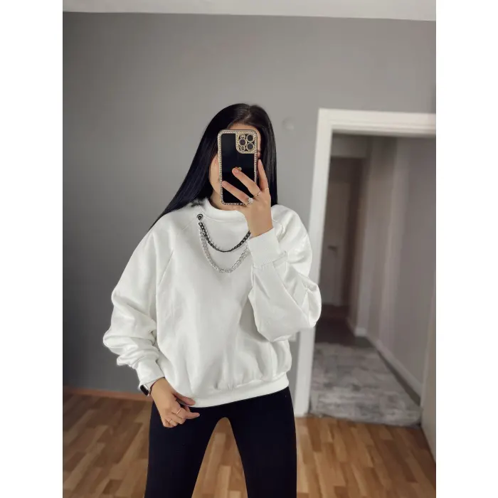 Merla Kolyeli Sweatshirt