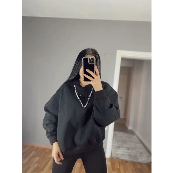 Merla Kolyeli Sweatshirt