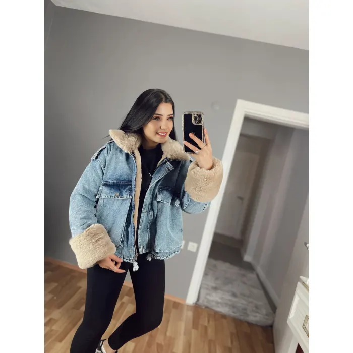 Vies Premium Kürklü Mont