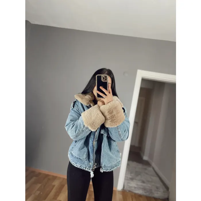 Vies Premium Kürklü Mont