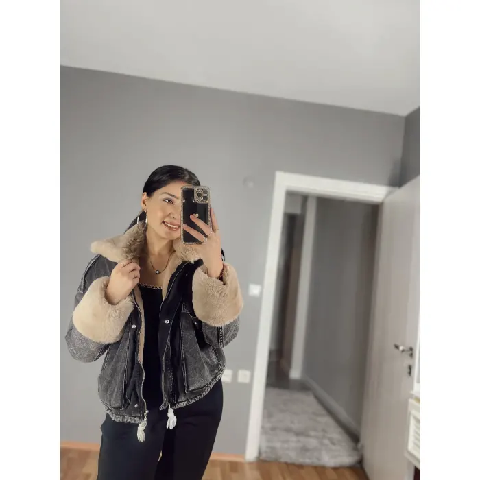 Vies Premium Kürklü Mont