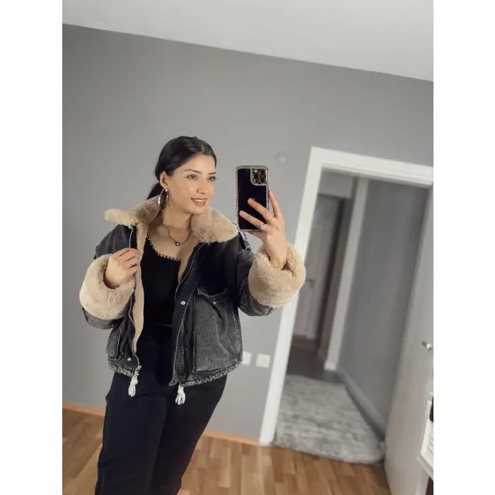 Vies Premium Kürklü Mont