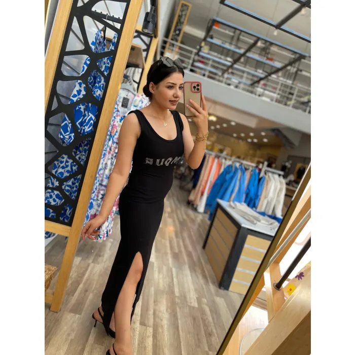 Amour Yırtmaçlı Elbise