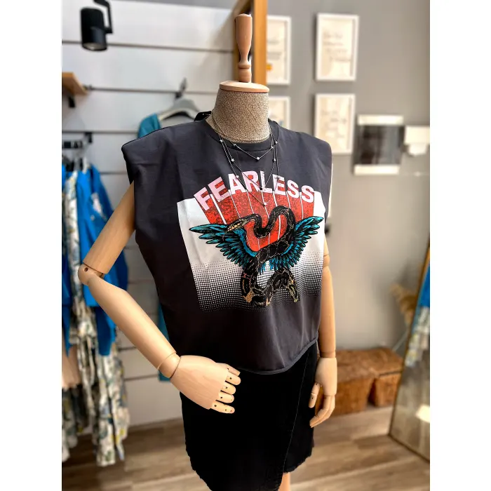 Asaka Vatkalı Fearles T-Shirt