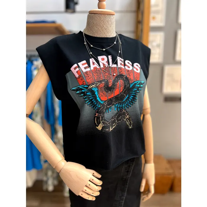 Asaka Vatkalı Fearles T-Shirt
