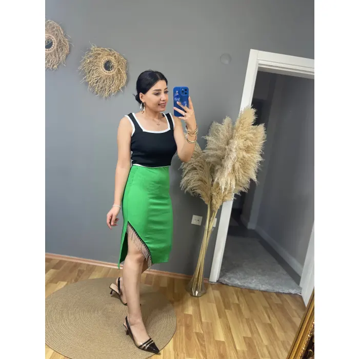 Cern Zincir Detaylı Etek