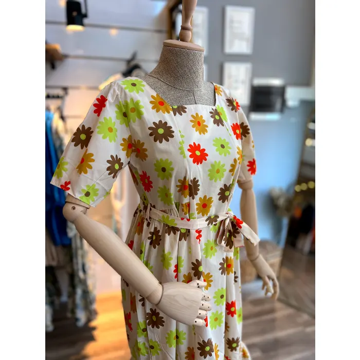 Gos Çicek Desenli Elbise