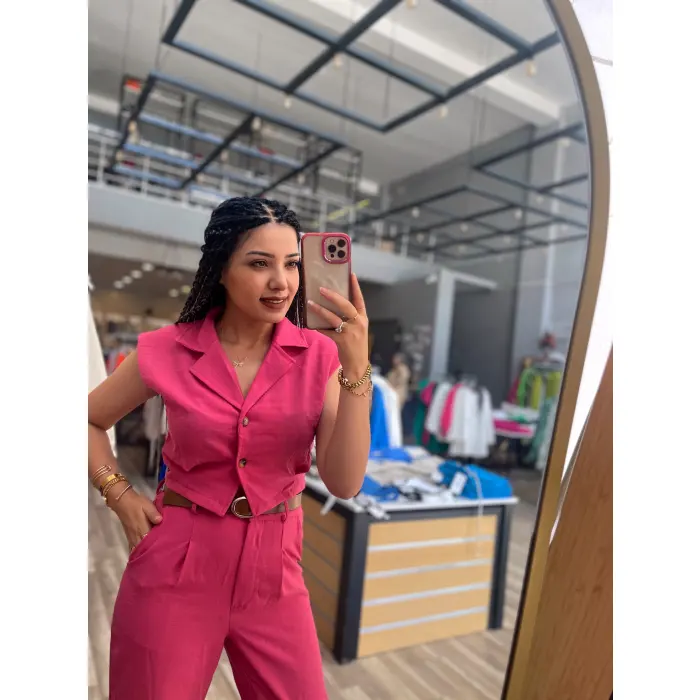 Jaes Vatkalı Kemer Detaylı Takım