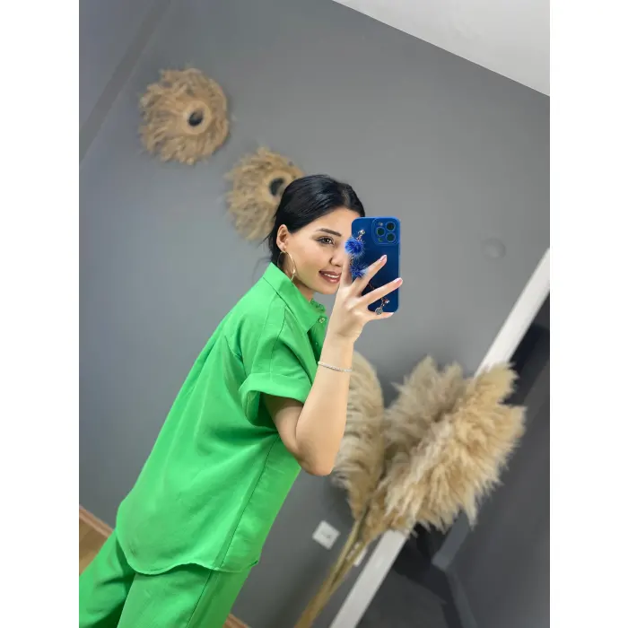 Lindy Keten Şortlu İkili Takım