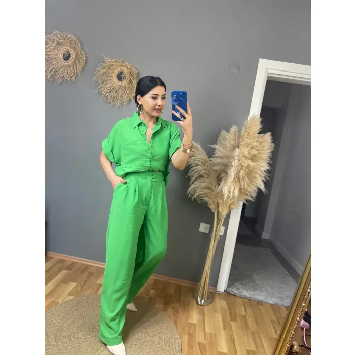 Lindy Keten Şortlu İkili Takım