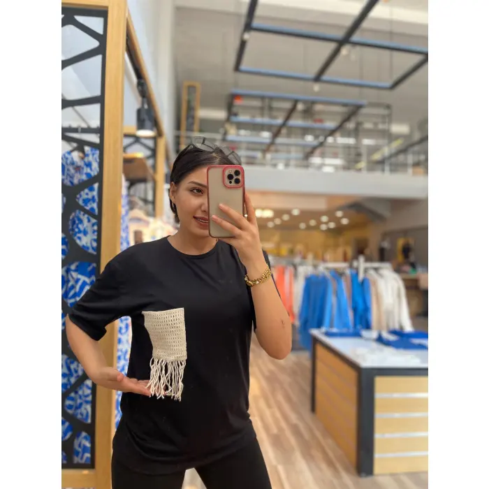 Lvino Fisto Detaylı T-Shirt