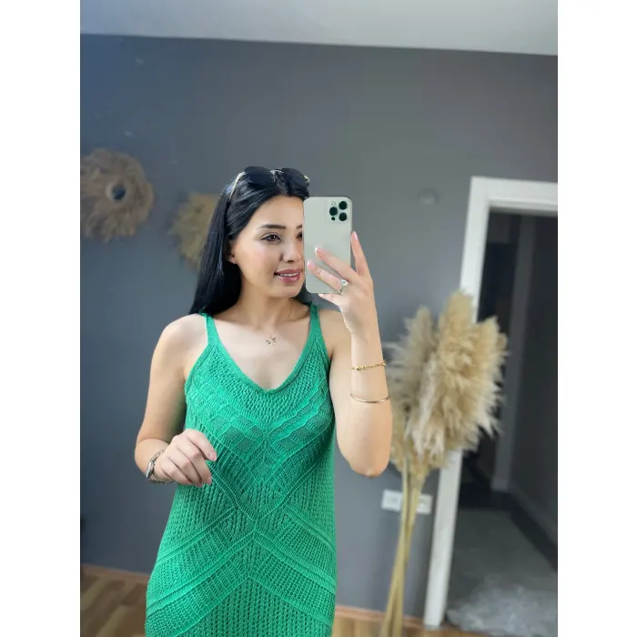 Perm Askılı Fisto Elbise