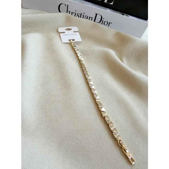 Rino Zirkon Taşlı 14K Vip Bileklik