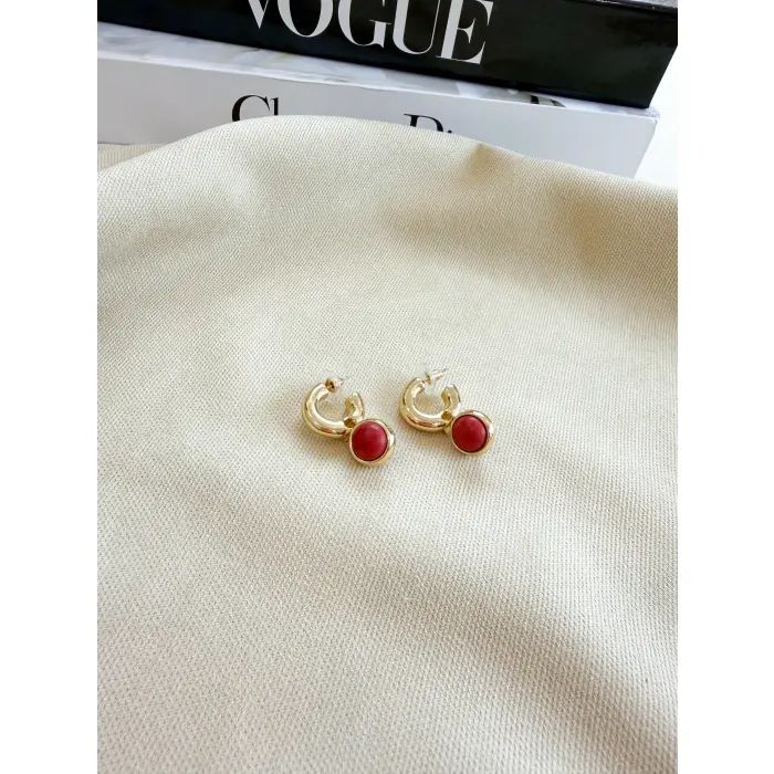 Tasarım Top Halka Küpe