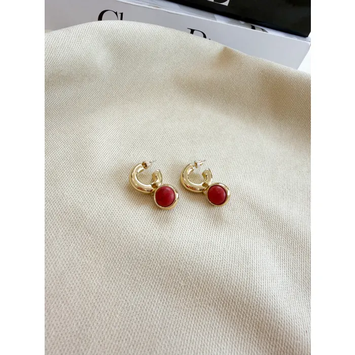 Tasarım Top Halka Küpe