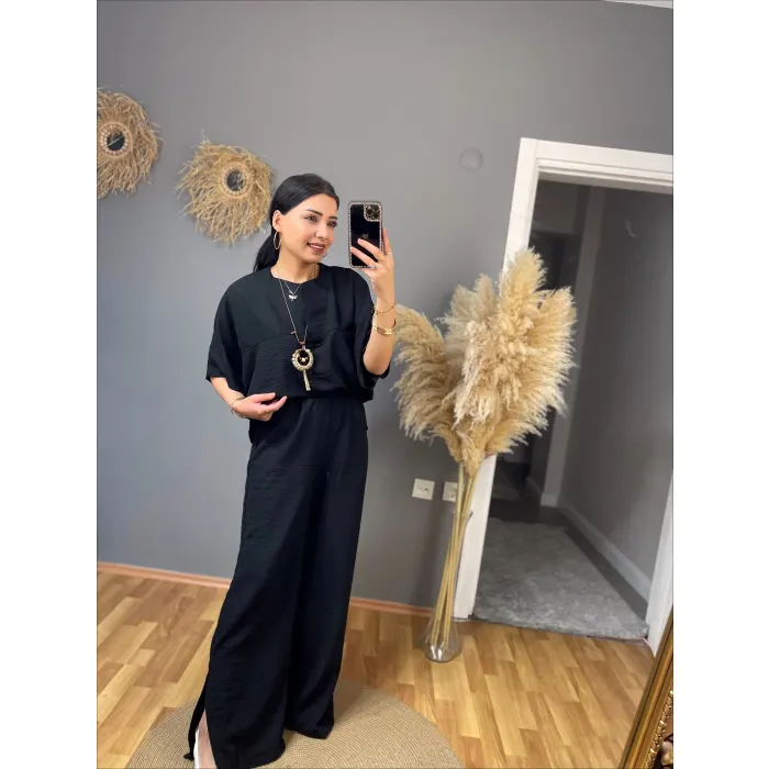 Teron Kolyeli Keten İkili Takım