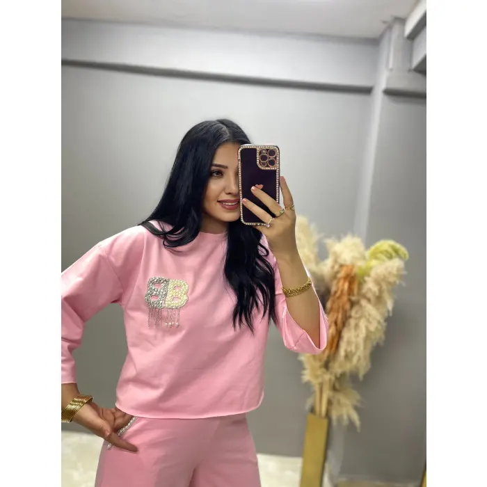 Vargas BB İnci Aksesuarlı İkili Takım