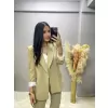 Manno Premium Kolu Katlamalı Blazer Ceket