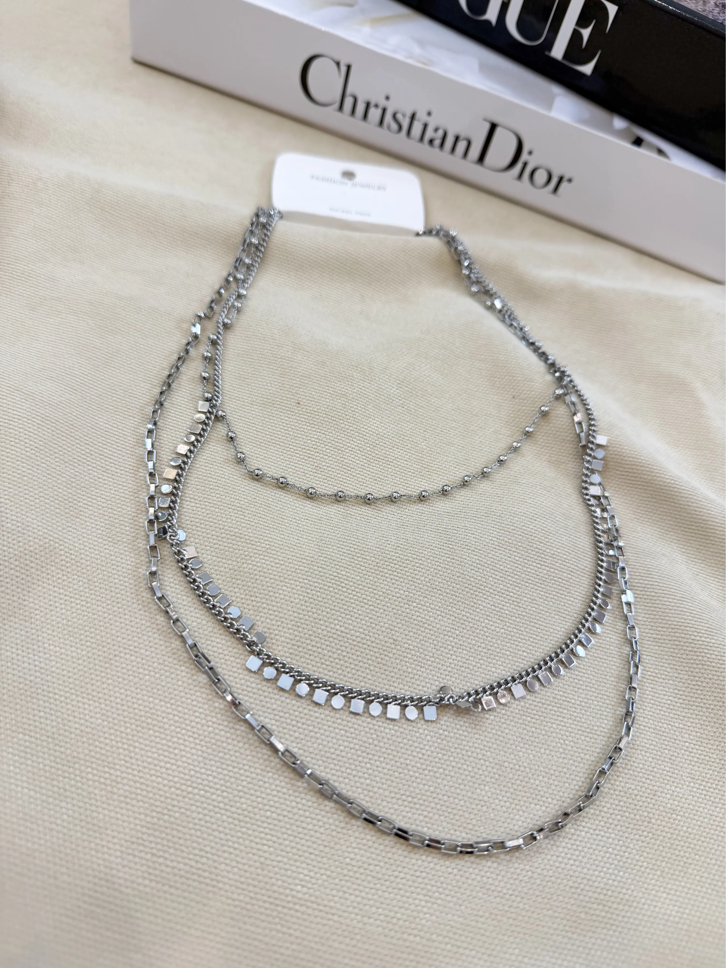 Xuping Üçlü Seri Zincir Kolye