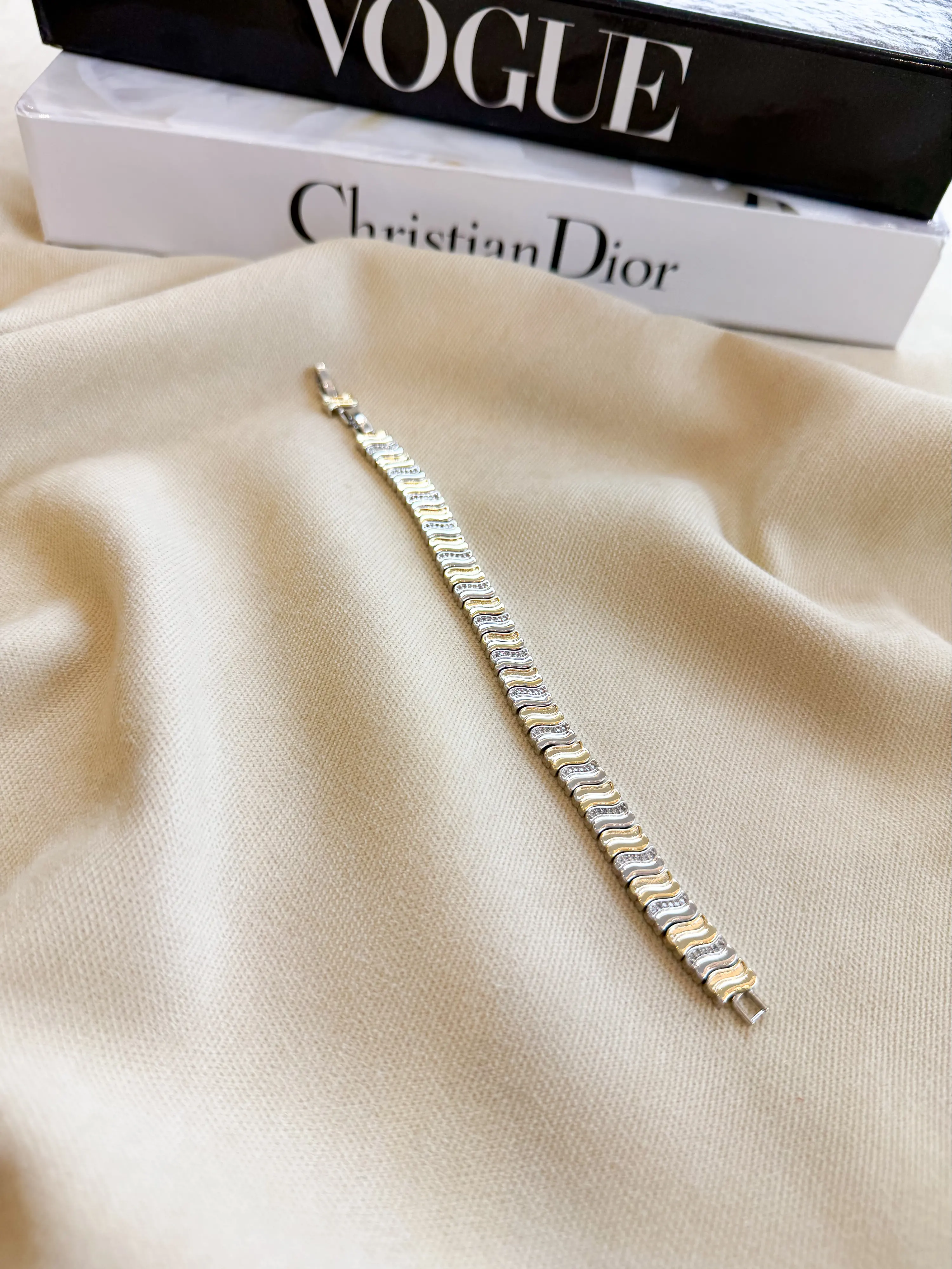 Zirkon Taşlı 14K Vip Bileklik