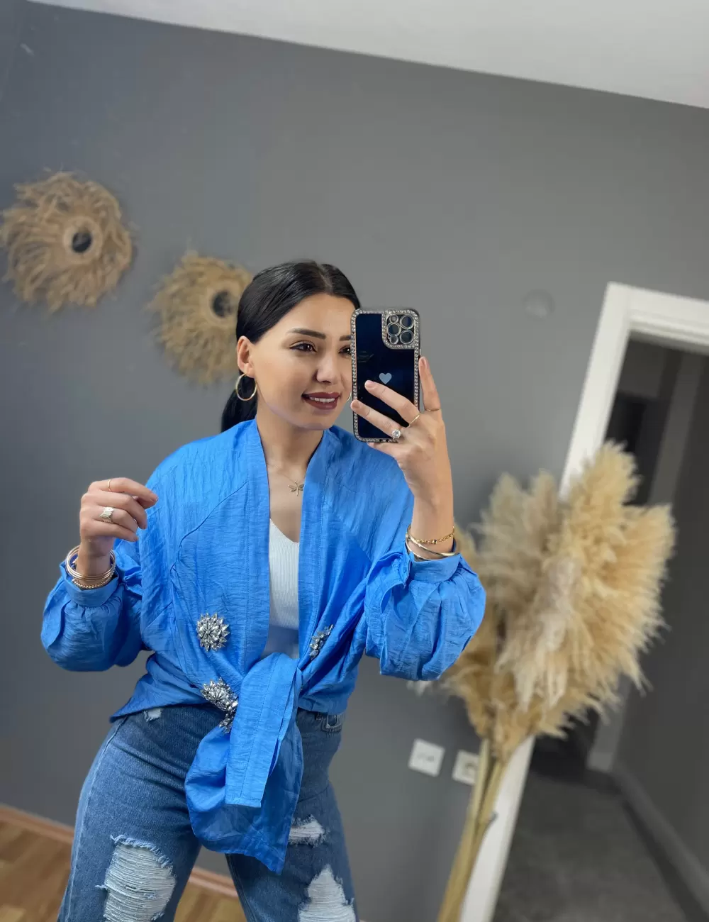 Hikas Taşlı Kimono
