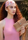 Jasper Wicker Clutch El Yapımı Hasır El& Omuz Çantası