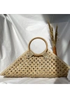 Solihiya Triangle Bag El Yapımı Hasır El Çantası