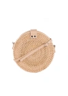 Alicia Natural Rattan Crossbody Bag El Yapımı Hasır Omuz Çantası