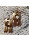Lana Earring In Gold El Yapımı Küpe