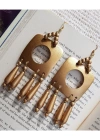 Lana Earring In Gold El Yapımı Küpe