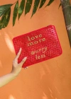 Love More, Worry Less Clutch