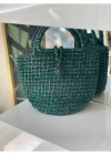 Zian Macramé Handbag (green) El Yapımı El Çantası