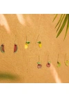 Dangling Banana Earrings El Yapımı Küpe