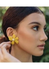 Delilah Flower Earrings El Yapımı Küpe