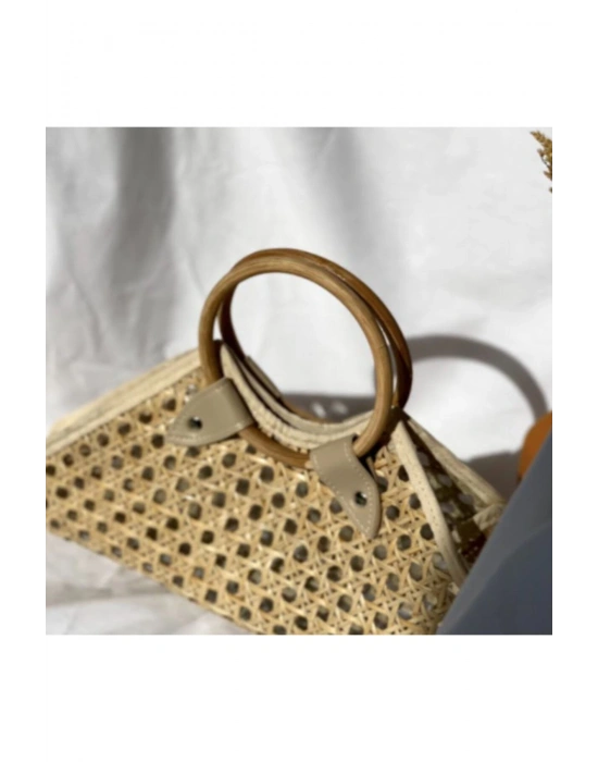 Solihiya Triangle Bag El Yapımı Hasır El Çantası