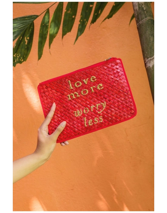 Love More, Worry Less Clutch