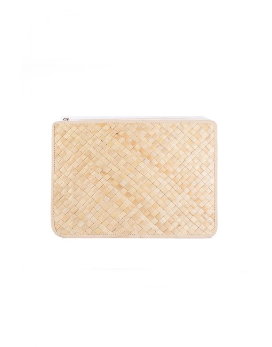 Havana Clutch El Yapımı Organik Hasır Clutch