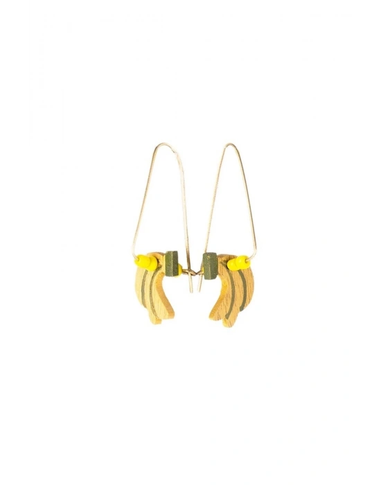 Dangling Banana Earrings El Yapımı Küpe