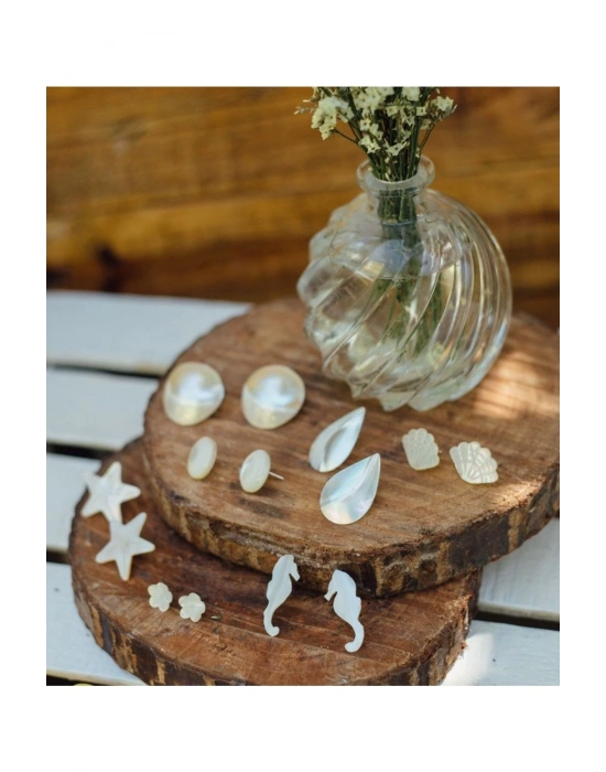 Drew Teardrop Earrings El Yapımı Küpe